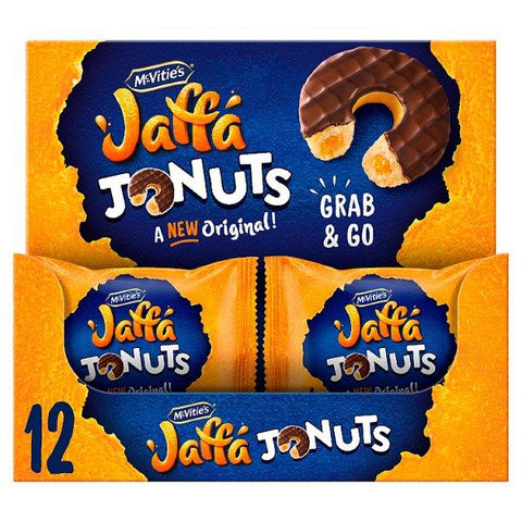 McVitie's Jaffa Cakes Jaffa Jonuts 12 x Single Serve Pack (Case of 12) - Honesty Sales U.K