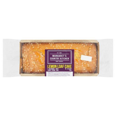 Margaret's Country Kitchen Lemon Loaf Cake 730g - Honesty Sales U.K