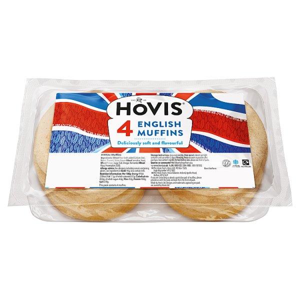 Hovis 4 English Muffins - Honesty Sales U.K