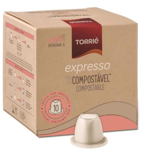 Expresso Compostable Coffee Capsules - Espresso Nespresso Compatible 10 Capsules - Honesty Sales U.K