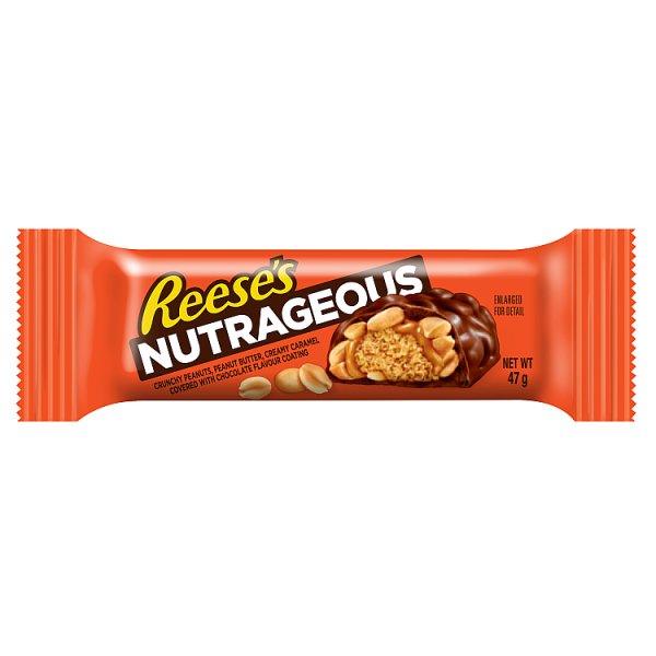 Reese's Nutrageous Bar, 47g (Case of 18) - Honesty Sales U.K