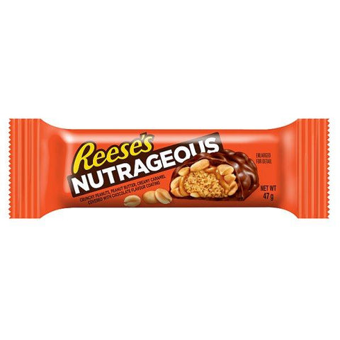 Reese's Nutrageous Bar, 47g (Case of 18) - Honesty Sales U.K