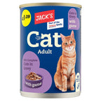 Jack's Adult Cat 100% Complete Cuts in Gravy with Game 415g (Case of 12)