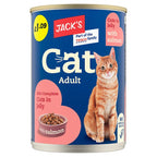 Jack's Adult Cat 100% Complete Cuts in Jelly with Salmon 415g (Case of 12)