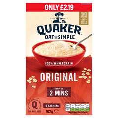 Quaker Oat So Simple Original Porridge Sachets (Case of 8) - Honesty Sales