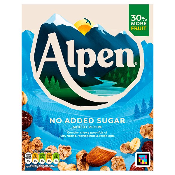 Alpen No Added Sugar Muesli 550g (Case of 6) - Honesty Sales