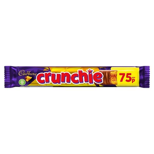 Cadbury Crunchie Chocolate Bar 75p PMP 40g (Case of 48) - Honesty Sales U.K