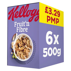 Kellogg's Fruit 'n Fibre Breakfast Cereal 6 x 500g (Case of 6) - Honesty Sales