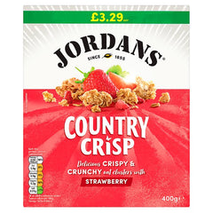 Jordans Country Crisp Strawberry 400g (Case of 6) - Honesty Sales