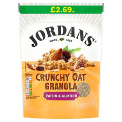 Jordans Crunchy Oat Raisin & Almond Granola Breakfast Cereal 450g (Case of 4) - Honesty Sales