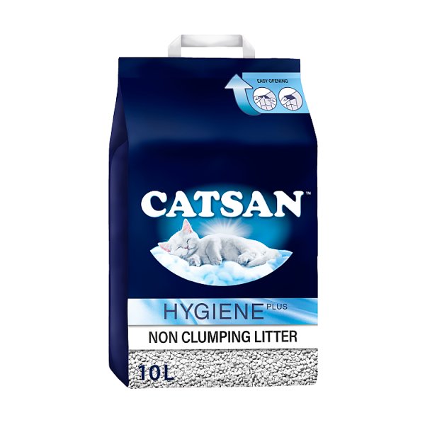 Catsan Hygiene Non-Clumping Odour Control Cat Litter 10L Main image