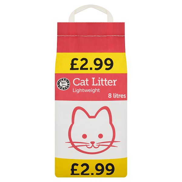 Euro Shopper Lightweight Cat Litter 8 Litres Main image