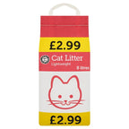 Euro Shopper Lightweight Cat Litter 8 Litres