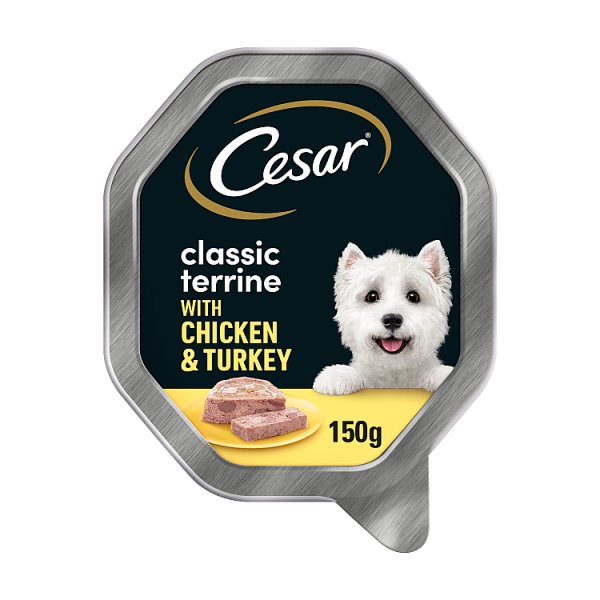 CESAR® Classic Terrine Dog Food Tray Chicken & Turkey in Loaf 150g (Case of 14) - Honesty Sales Hauptbild
