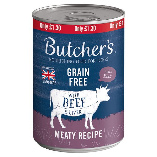 Butcher's Nourishing Food for Dogs with Beef & Liver 400g (Case of 12) - Honesty Sales Hauptbild