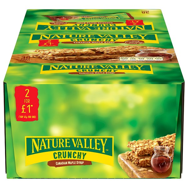 Nature Valley Crunchy Canadian Maple Syrup 18 x 42g (756g) (Case of 18) - Honesty Sales