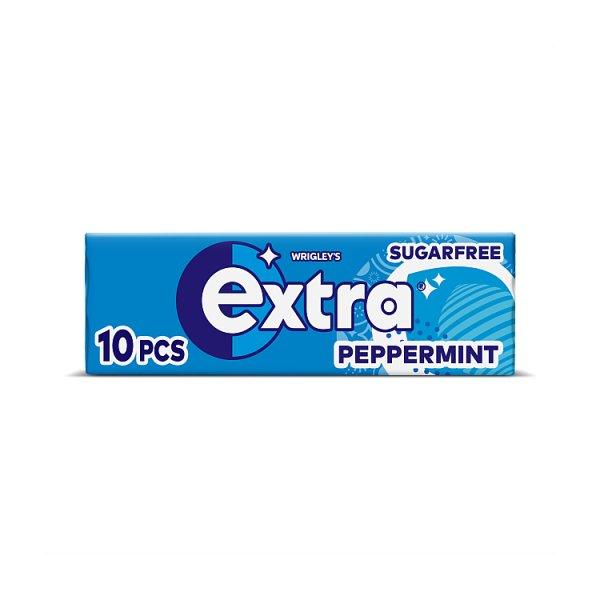 Extra Peppermint Sugarfree Chewing Gum 10 Pieces (Case of 30) - Honesty Sales U.K