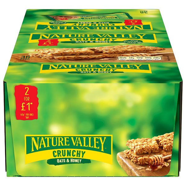 Nature Valley Crunchy Oats & Honey 18 x 42g (756g) (Case of 18) - Honesty Sales
