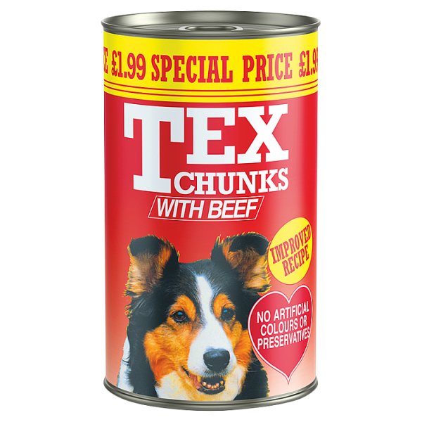 Tex Chunks with Beef 1.2kg (Case of 6) Image principale du produit