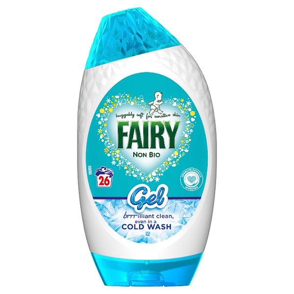 Fairy Non Bio Detergent Washing Gel 26 Washes (Case of 6) - Honesty Sales U.K