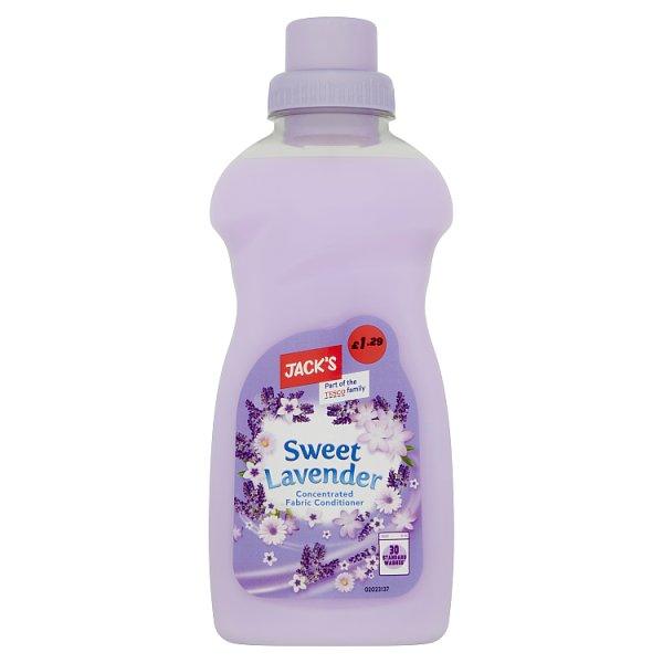 Jack's Sweet Lavender Concentrated Fabric Conditioner 30 Washes 750ml (Case of 8) - Honesty Sales U.K