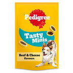PEDIGREE® TASTY MINIS Adult Dog Treats Cheese & Beef Nibbles 140g (Case of 8)