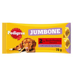 PEDIGREE JUMBONE Medium Dog Treats Beef and Poultry 2 Chews (Case of 12)