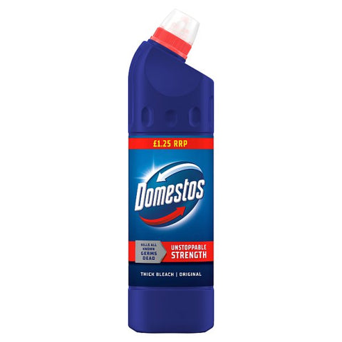 Domestos Thick Bleach Original 750 ml (Case of 9) - Honesty Sales U.K
