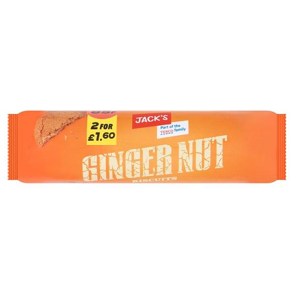 Jack's Ginger Nut Biscuits 200g (Case of 18) - Honesty Sales U.K