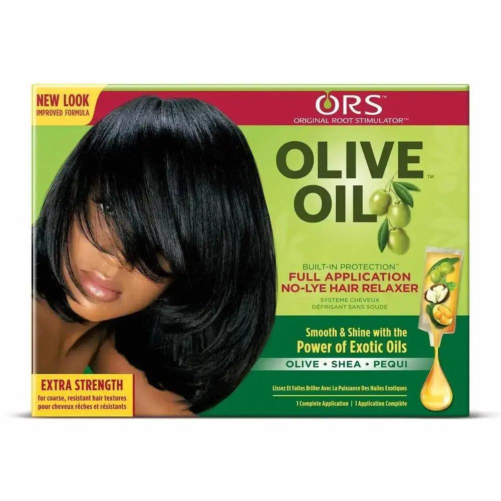 Hair Straightening Treatment Olive Oil Relaxer Kit Ors ‎ - Honesty Sales