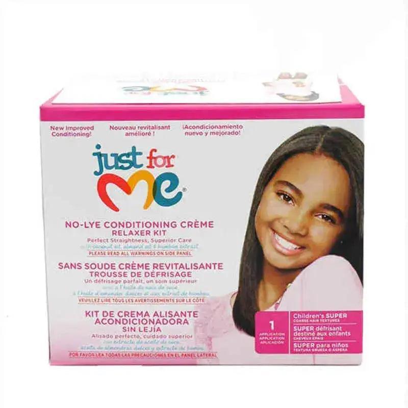 Hair Straightening Treatment Soft & Beautiful Just For Me Relaxer Kit Super (226g) - Honesty Sales