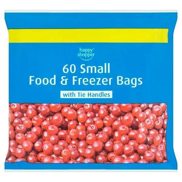 Happy Shopper 60 Small Food & Freezer Bags - Honesty Sales
