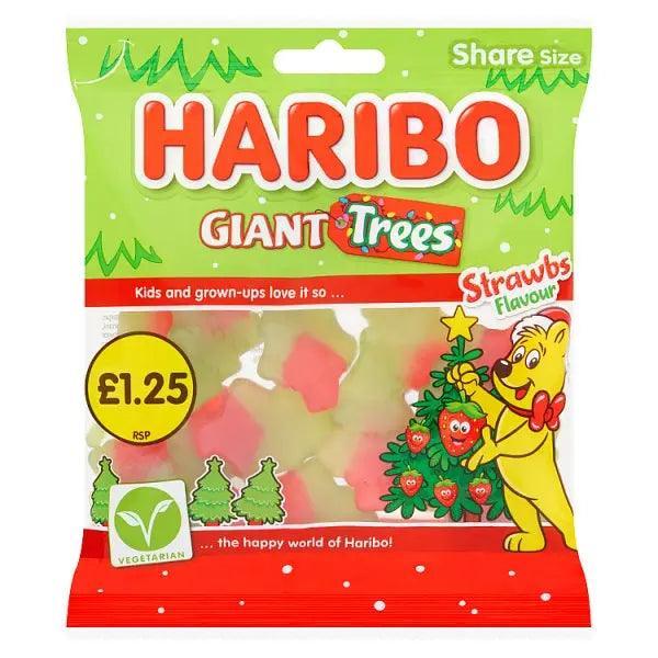 HARIBO Giant Trees Strawbs Flavour 140g - Honesty Sales