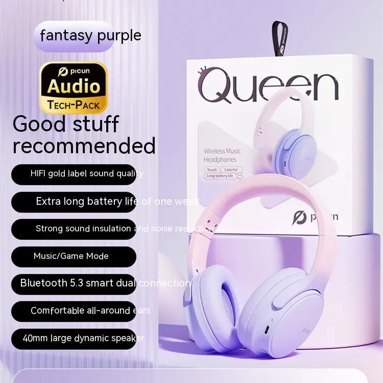 Headband Wireless Bluetooth Noise Canceling Headphones With Headset - Honesty Sales