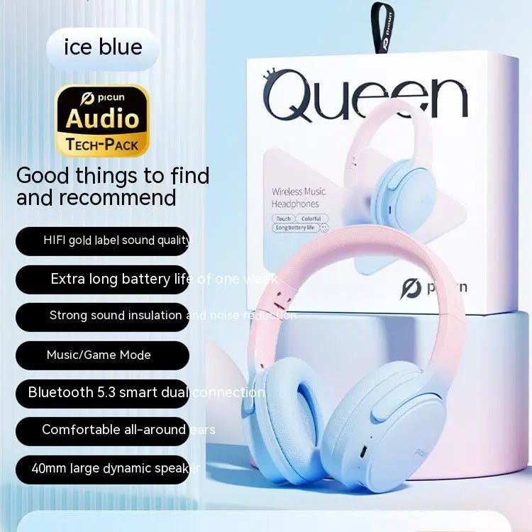 Headband Wireless Bluetooth Noise Canceling Headphones With Headset - Honesty Sales