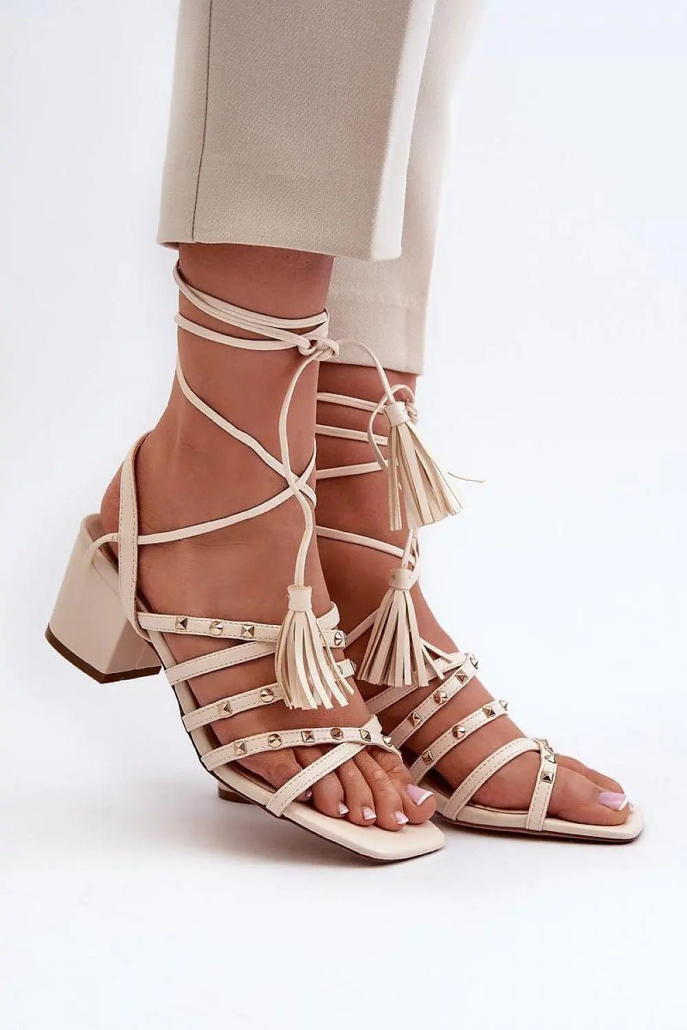 Heel sandals model 197585 Step in style - Honesty Sales