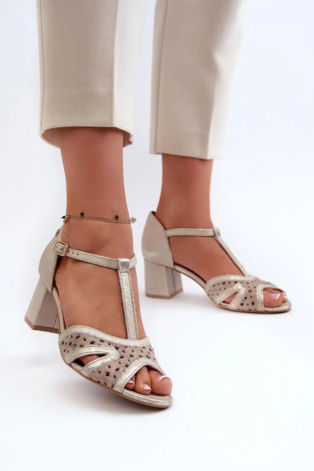 Heel sandals model 197702 Step in style - Honesty Sales
