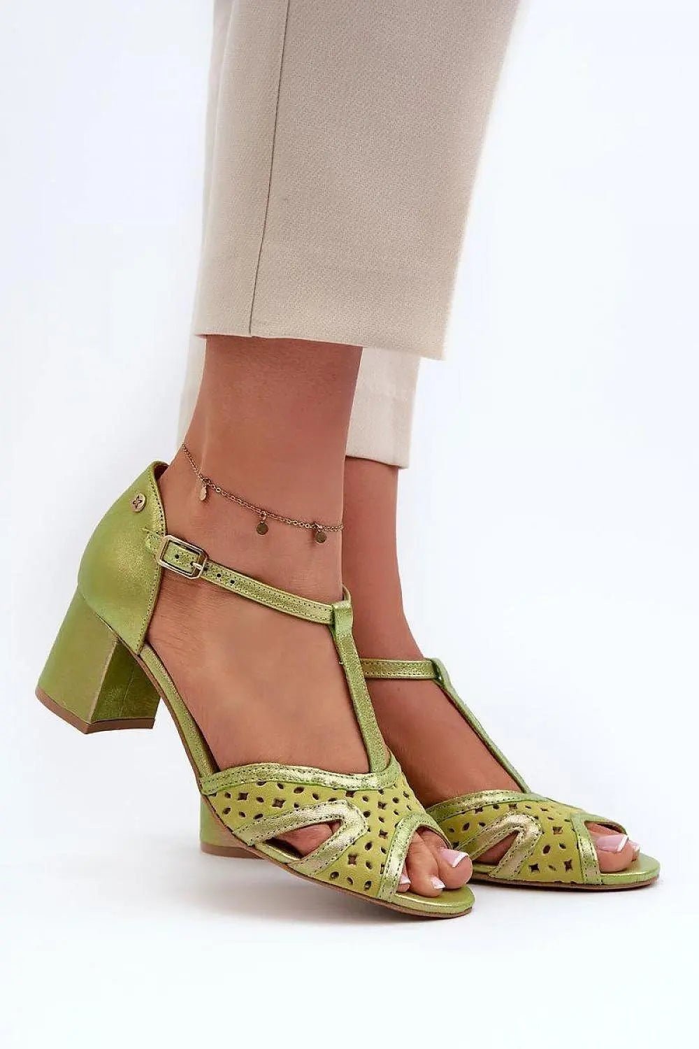 Heel sandals model 197702 Step in style - Honesty Sales