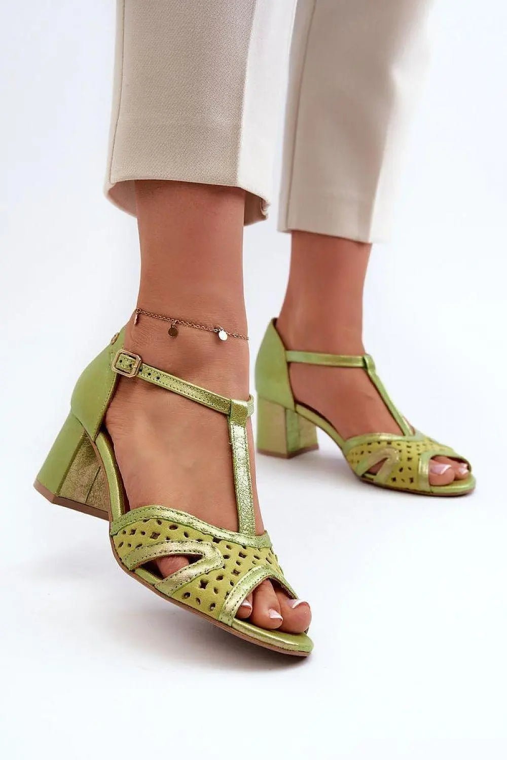 Heel sandals model 197702 Step in style - Honesty Sales