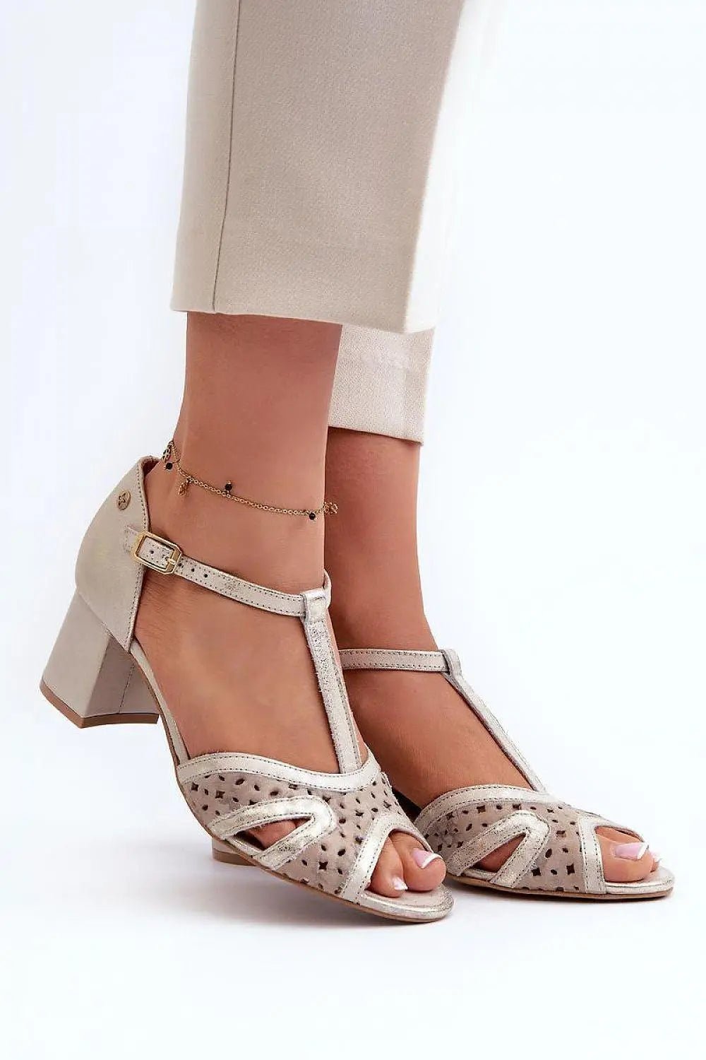 Heel sandals model 197702 Step in style - Honesty Sales