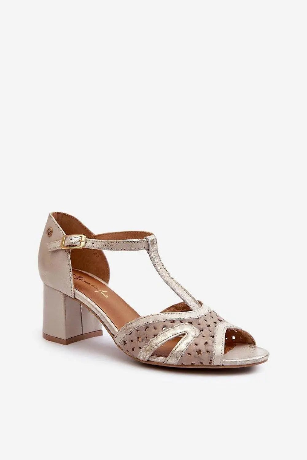 Heel sandals model 197702 Step in style - Honesty Sales