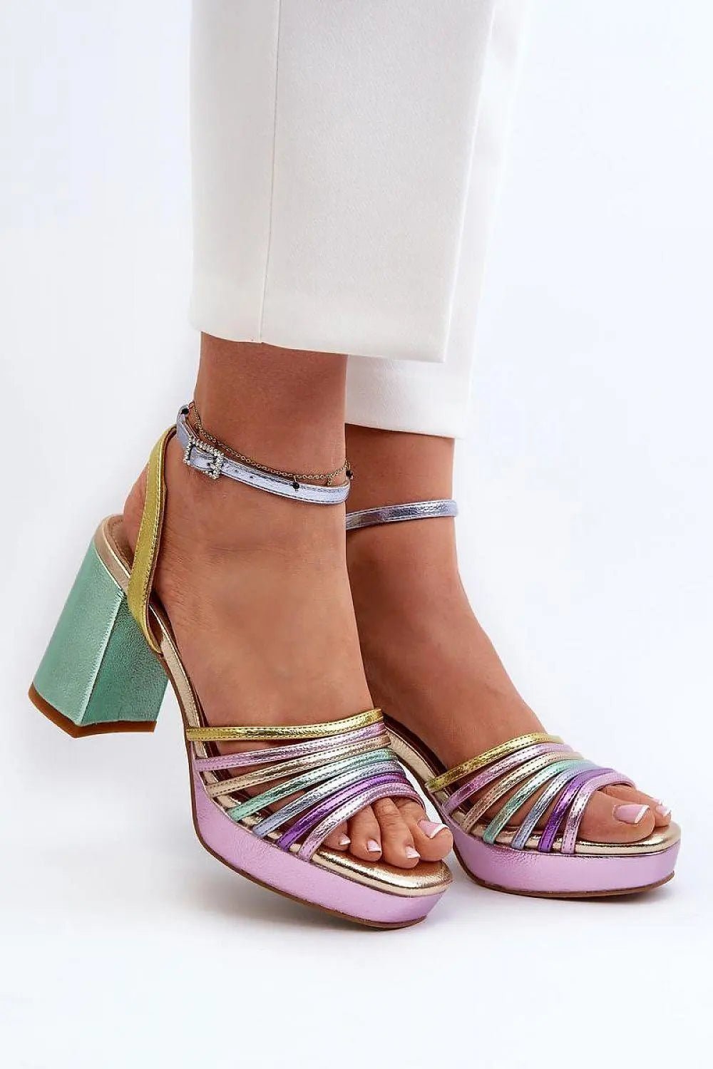 Heel sandals model 198139 Step in style - Honesty Sales