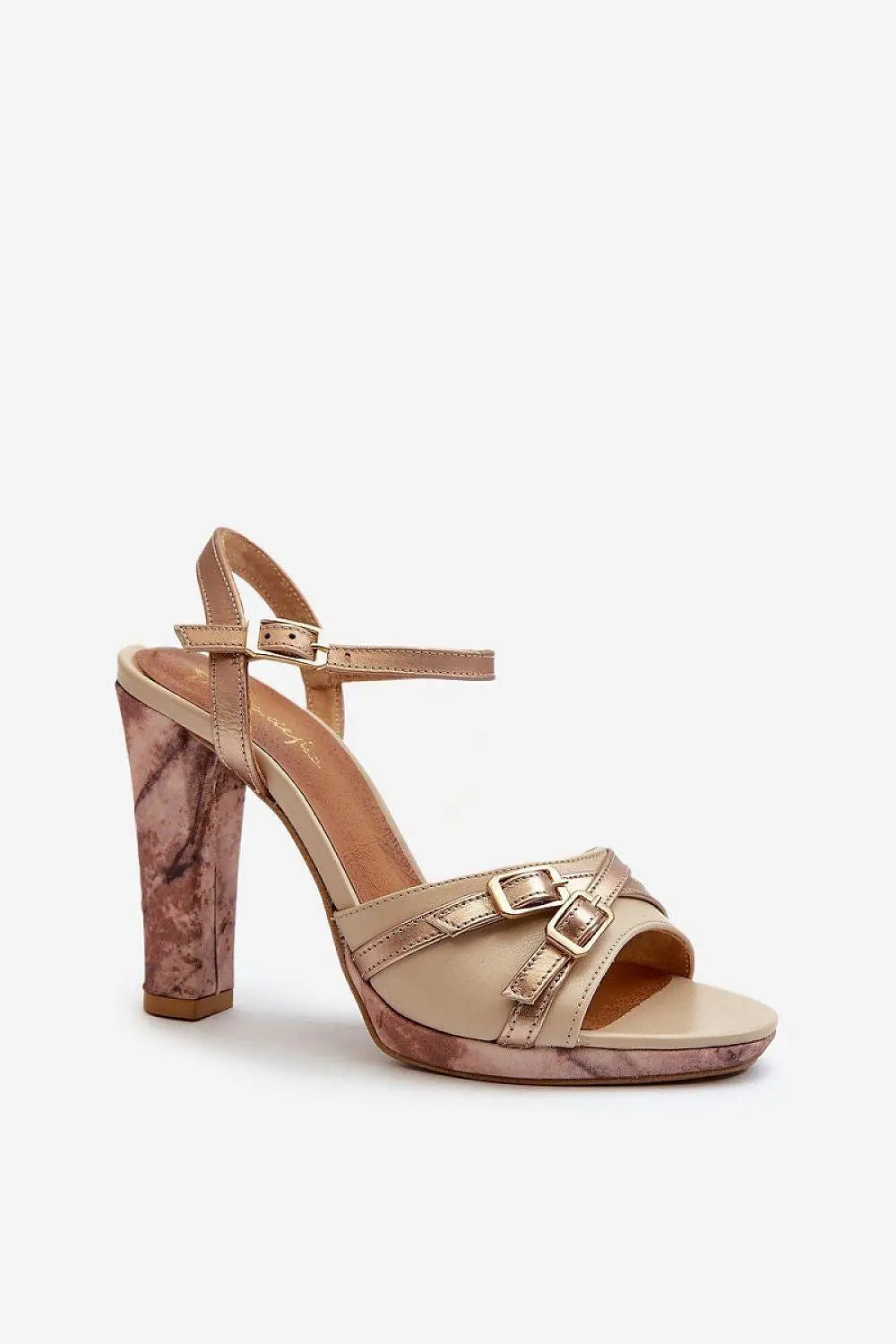 Heel sandals model 198398 Step in style - Honesty Sales