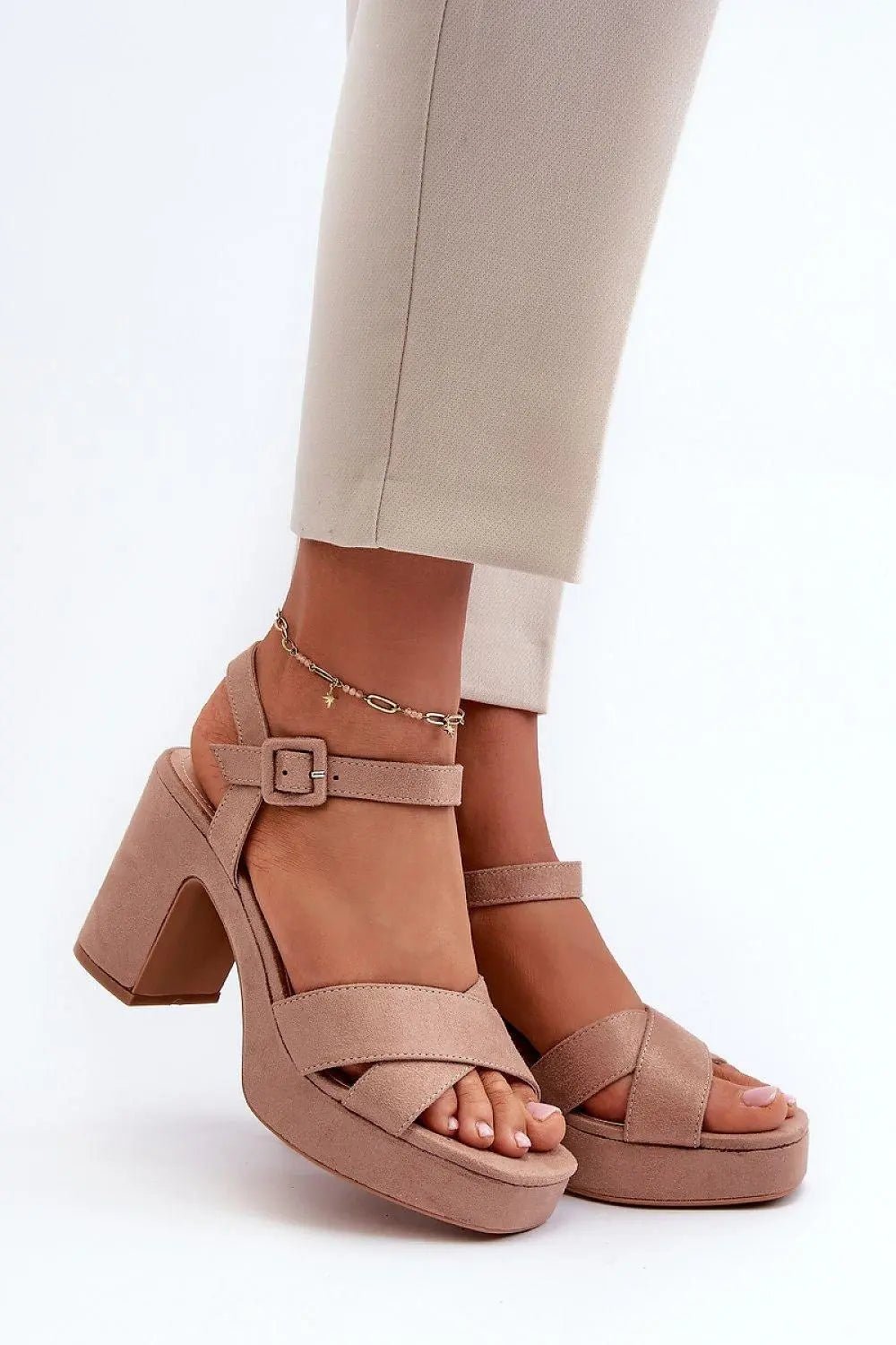 Heel sandals model 198783 Step in style - Honesty Sales