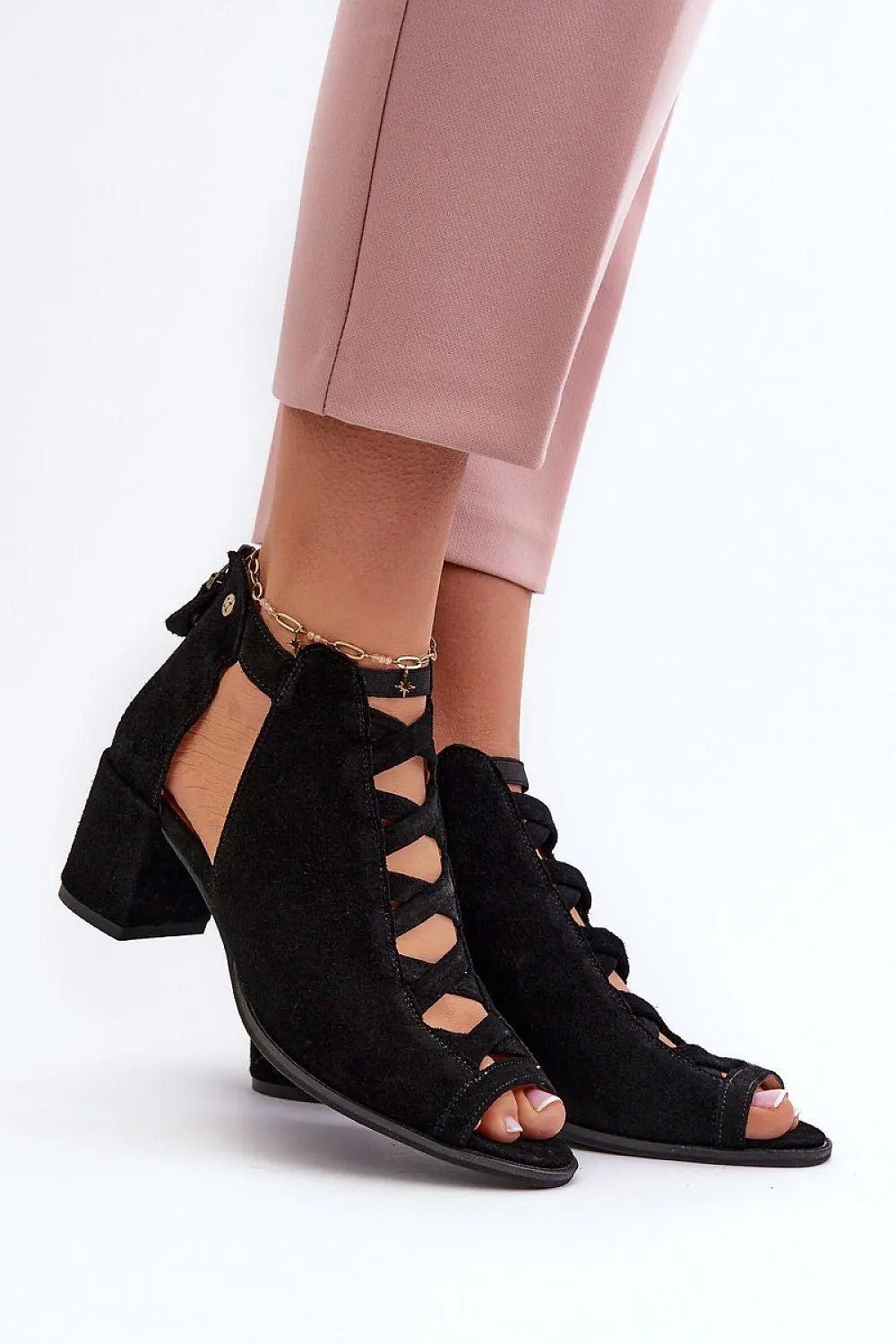 Heel sandals model 198796 Step in style - Honesty Sales