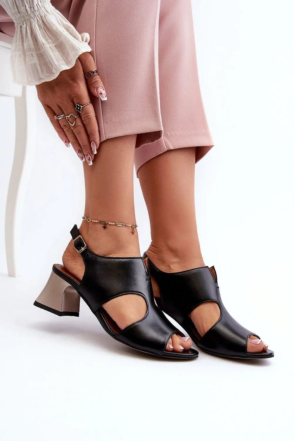 Heel sandals model 198797 Step in style - Honesty Sales