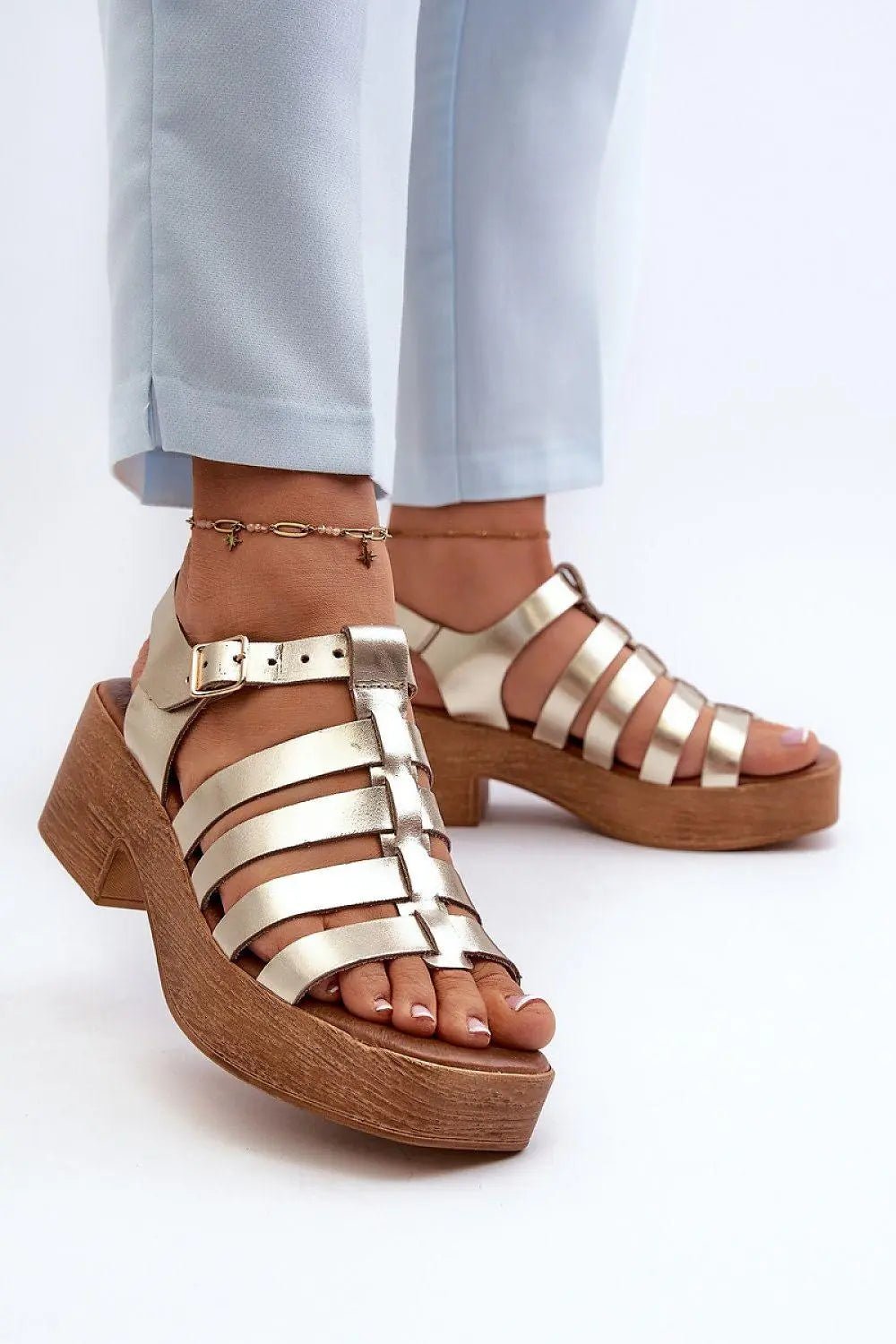 Heel sandals model 198812 Step in style - Honesty Sales