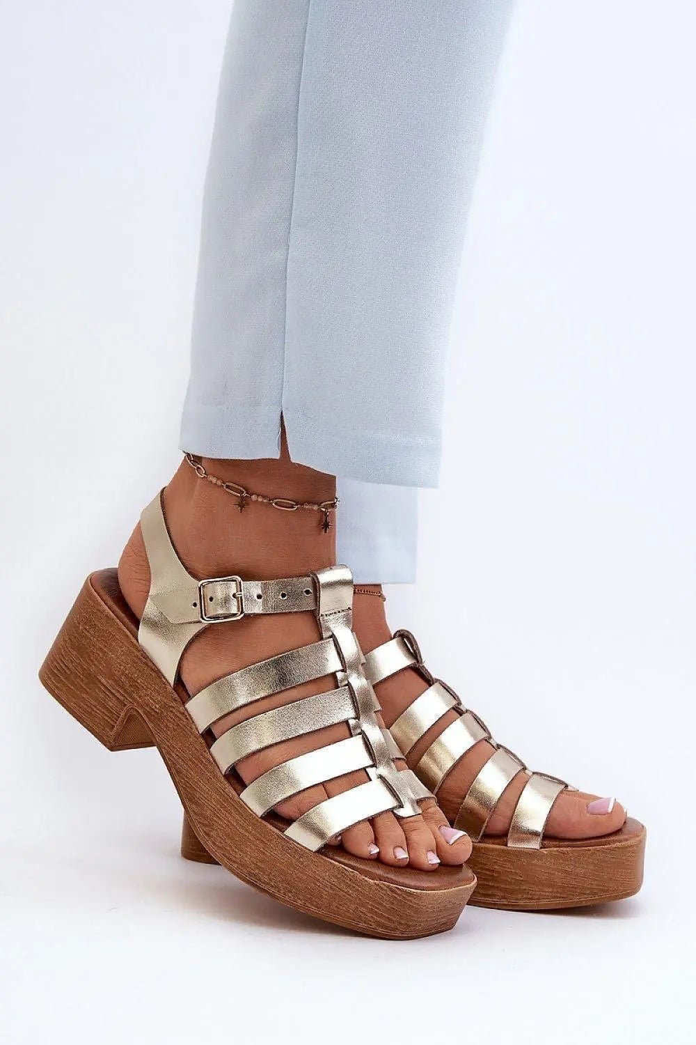 Heel sandals model 198812 Step in style - Honesty Sales