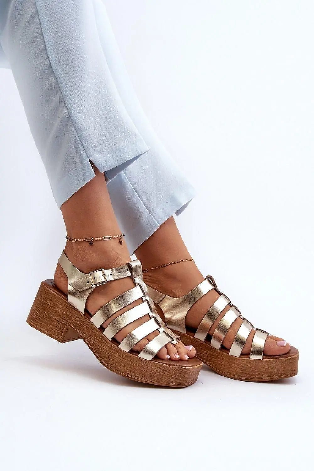 Heel sandals model 198812 Step in style - Honesty Sales