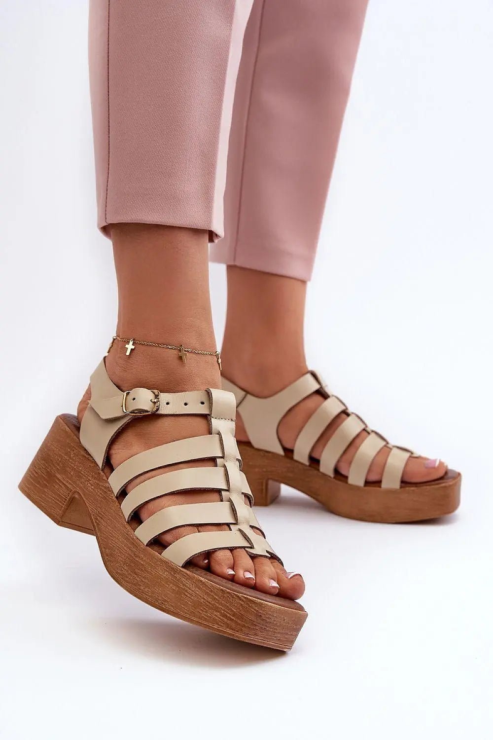 Heel sandals model 198812 Step in style - Honesty Sales
